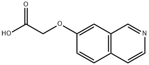 (isoquinolin-7-yloxy)-acetic acid 구조식 이미지