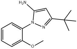 5-TERT-BUTYL-2-(2-METHOXY-PHENYL)-2H-PYRAZOL-3-YLAMINE Structure