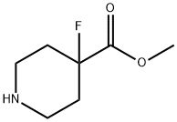 4-피페리딘카르복실산,4-플루오로-,메틸에스테르 구조식 이미지