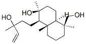 1-Naphthalenepropanol, alpha-ethenyldecahydro-2-hydroxy-5-(hydroxymeth yl)-alpha,2,5,8a-tetramethyl-, (1R-(1alpha(R*),2beta,4abeta,5beta,8aal pha))- 구조식 이미지