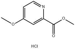 4-METHOXY-PYRIDINE-2-CARBOXYLIC ACID METHYL ESTER HCL Structure