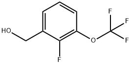 [2-Fluoro-3-(trifluoromethoxy)phenyl]methanol Structure