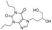 7-(3,4-디하이드록시부틸)-1,3-디프로필-퓨린-2,6-디온 구조식 이미지