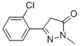 5-(2-CHLOROPHENYL)-2,4-DIHYDRO-2-METHYL-3H-PYRAZOL-3-ONE Structure