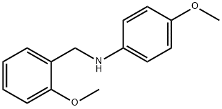 4-methoxy-N-[(2-methoxyphenyl)methyl]aniline Structure