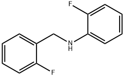 2-Fluoro-N-(2-fluorobenzyl)aniline, 97% Structure