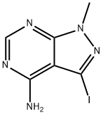 1H-Pyrazolo[3,4-d]pyrimidin-4-amine, 3-iodo-1-methyl- Structure