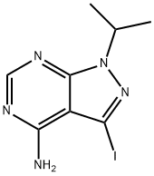 3-Iodo-1-isopropyl-1H-pyrazolo[3,4-d]pyrimidin-4-amine Structure