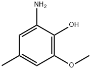 Phenol,  2-amino-6-methoxy-4-methyl- Structure