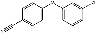 4-(3-chlorophenoxy)benzonitrile 구조식 이미지