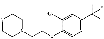 2-(2-morpholinoethoxy)-5-(trifluoromethyl)benzenamine Structure