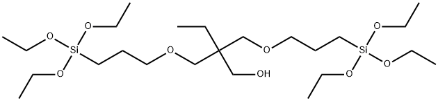 2,2-BIS(3-TRIETHOXYSILYLPROPOXYMETHYL)부탄올 구조식 이미지