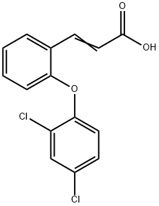 3-[2-(2,4-DICHLOROPHENOXY)PHENYL]ACRYLIC ACID 구조식 이미지