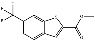 6-TRIFLUOROMETHYL-BENZO[B]THIOPHENE-2-CARBOXYLIC ACID METHYL ESTER Structure