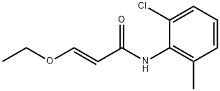 (E)-N-(2-Chloro-6-methylphenyl)-3-ethoxyacrylamide 구조식 이미지