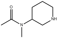 3-(N-ACETYL-N-METHYLAMINO)PIPERIDINE 구조식 이미지