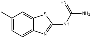 구아니딘,(6-메틸-2-벤조티아졸릴)-(9CI) 구조식 이미지