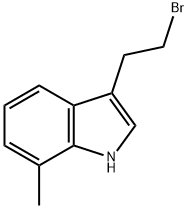 1H-INDOLE,3-(2-BROMOETHYL)-7-METHYL- Structure