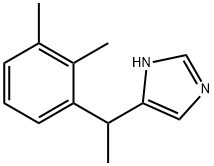 5-[1-(2,3-디메틸페닐)에틸]-1H-이미다졸 구조식 이미지