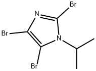 2,4,5-트리브로Mo-1-이소프로필-1H-이미다졸 구조식 이미지