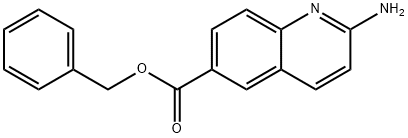 2-Aminoquinoline-6-carboxylic acid benzyl ester Structure