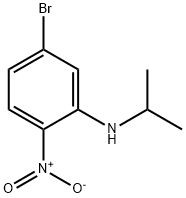 벤젠나민,5-broMo-N-(1-메틸에틸)-2-니트로- 구조식 이미지