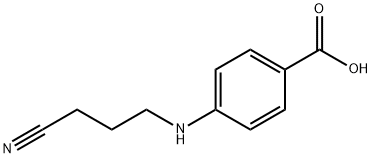 Benzoic acid, 4-[(3-cyanopropyl)amino]- (9CI) Structure