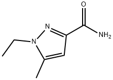 1-Ethyl-5-methyl-1H-pyrazole-3-carboxamide 구조식 이미지