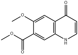 Methyl 1,4-Dihydro-6-Methoxy-4-oxo-quinoline-7-carboxylate Structure