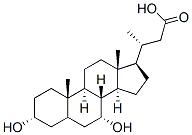 24-norchenodeoxycholic acid Structure