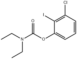 3-CHLORO-2-IODOPHENYL N,N-DIETHYLCARBAMATE Structure