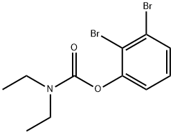 2,3-DIBROMOPHENYL N,N-DIETHYLCARBAMATE Structure