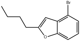 4-BROMO-2-BUTYLBENZOFURAN Structure