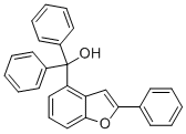 DIPHENYL-(2-PHENYLBENZOFURAN-4-YL)-METHANOL Structure