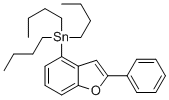 TRIBUTYL-(2-PHENYLBENZOFURAN-4-YL)-STANNANE Structure