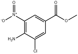 Methyl 4-amino-3-chloro-5-nitrobenzoate Structure