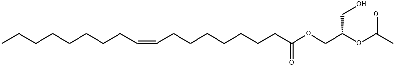 1-OLEOYL-2-아세틸-SN-글리세롤 구조식 이미지