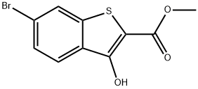 6-Bromo-3-hydroxy-benzo[b]thiophene-2-carboxylic acid methyl ester Structure