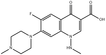 amifloxacin 구조식 이미지