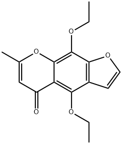 4,9-DIETHOXY-7-METHYL-FURO[3,2-G]CHROMEN-5-ONE Structure