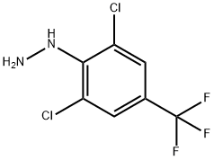2,6-DICHLORO-4-(TRIFLUOROMETHYL)PHENYLHYDRAZINE 구조식 이미지
