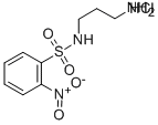 N-(2-NITROBENZENESULFONYL)-1,3-DIAMINOPROPANE HYDROCHLORIDE Structure