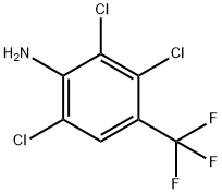 2,3,6-TRICHLORO-4-TRIFLUOROMETHYL-PHENYLAMINE Structure