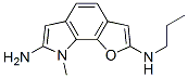 8H-Furo[3,2-g]indole-2,7-diamine,  8-methyl-N2-propyl- 구조식 이미지