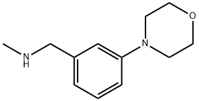N-METHYL-N-(3-MORPHOLIN-4-YLBENZYL)AMINE Structure