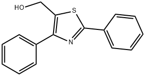 (2,4-디페닐-1,3-티아졸-5-일)메탄올 구조식 이미지
