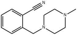 2-[(4-METHYLPIPERAZIN-1-YL)METHYL]BENZONITRILE 구조식 이미지