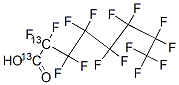 Perfluorooctanoic Acid-13C2 Structure