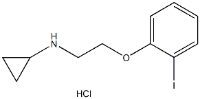 N-(2-(2-iodophenoxy)ethyl)cyclopropylamine Structure