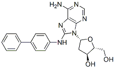 N-(deoxyadenosin-8-yl)-4-aminobiphenyl Structure